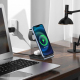 Chargeur Sans Fil Vertical 3 en 1 en Métal Argenté Compact et Efficace pour Téléphones AirPods et Apple Watch - www.yonis-sho...