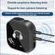 Microphone Sans Fil Intra-auriculaire 5.8G Système De Surveillance À Double Casque Longue Autonomie Faible Latence - www.yoni...