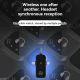 Microphone Sans Fil Intra-auriculaire 5.8G Système De Surveillance À Double Casque Longue Autonomie Faible Latence - www.yoni...