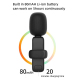 Microphone Sans Fil 3.5mm Avec Trépied Lumière de Remplissage 9 Pouces Pour Photographie en Direct - www.yonis-shop.com