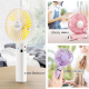 Ventilateur Portable Pliable À Main 3 Vitesses Veilleuse Batterie 1500 mAh Recharge USB Et Utilisation Sur Bureau - www.yonis...