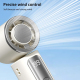 Mini Ventilateur Portable Avec Refroidissement TEC Écran LED 3000 mAh Et 199 Niveaux De Ventilation - www.yonis-shop.com