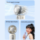 Mini Ventilateur Portable Avec Refroidissement TEC Écran LED 3000 mAh Et 199 Niveaux De Ventilation - www.yonis-shop.com