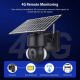 Camera IP Extérieure Solaire 4G 3MP Étanche IP66 Vision Nocturne Audio Bidirectionnel Détection de Mouvement PIR Haute Résolu...