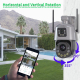 Camera IP WiFi HD Double Objectif Vision Nocturne 120m Détection AI Intercom Voix Bidirectionnelle Stockage 128G - www.yonis-...