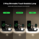 Chargeur Sans Fil 3 En 1 Aluminium Pour Smartphone iWatch AirPods Avec Lumière Ajustable - www.yonis-shop.com