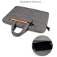 Sacoche Ordinateur Portable Rose 15.6 Pouces en Cuir Givré avec Sangle Épaule Amovible Résistante et Confortable - www.yonis-...
