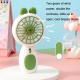 Mini Ventilateur Portable Rechargeable USB Pour Se Rafraîchir Avec Veilleuse 2 Vitesses À Main Ou De Bureau - www.yonis-shop.com