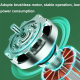 Mini Ventilateur De Bureau Pliable USB Pour Camping Orange Silencieux 3 Vitesses Autonomie 3 À 5 H Oscillation 180° - www.yon...