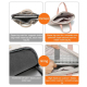 Sacoche Ordinateur Portable Ultra-Mince 15-16 Pouces Étanche et Antichoc Avec Compartiments Multiples et Accessoires Inclus -...