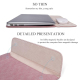 Sacoche Ordinateur Portable En Cuir PU Résistante Étanche Et Antichoc Pour Laptop 13.3 Pouces Avec Pochette Supplémentaire - ...