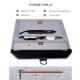Sacoche Ordinateur Portable 13.3 Pouces Gris Avec Compartiments Multiples et Protection Complète En Feutre - www.yonis-shop.com