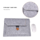 Sacoche Ordinateur Portable 13.3 Pouces Gris Avec Compartiments Multiples et Protection Complète En Feutre - www.yonis-shop.com