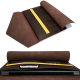 Sacoche Ordinateur Portable En Cuir Véritable Pour Laptop Et Tablette 13 Pouces Protection Contre Chocs Rayures Et Poussière ...