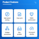 Mini Imprimante Thermique Portable Bluetooth 4.0 58mm Compatible Android iOS Windows Haute Vitesse 90mm/s Longue Durée de Vie...
