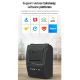Mini Imprimante Thermique Portable Bluetooth 4.0 58mm Compatible Android iOS Windows Haute Vitesse 90mm/s Longue Durée de Vie...