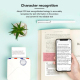 Mini Imprimante Portable Bluetooth Sans Encre Haute Résolution 300dpi Pour Étiquettes et Photos - www.yonis-shop.com