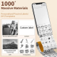 Mini Imprimante Thermique Portable Bluetooth Pour Étiquettes Et Photos Rose Haute Résolution Facile À Utiliser - www.yonis-sh...