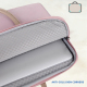 Sacoche Ordinateur Portable 13 Pouces Étanche et Antichoc avec Poignée PU pour Homme et Femme - www.yonis-shop.com