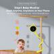 Babyphone WiFi 1080p Pour Bébé Avec Vision Nocturne Détection De Mouvement Et Audio Bidirectionnel Via Application - www.yoni...