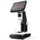 Microscope HD 1080P Écran 4.3 Pouces Grossissement 1000x Avec Lumière LED Non-Glissant Compatible Windows Et Mac - www.yonis-...