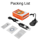 Microscope Numérique USB Portable Avec Support Flexible Et Lumière LED Ajustable Pour Inspection Industrielle Bijoux Et Reche...