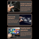 Adaptateur Sans Fil CarPlay Android Auto 2 En 1 Bluetooth 4.2 Transmission 5,8 GHz Résolution Adaptative Argent - www.yonis-s...
