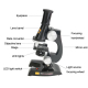 Microscope Éducatif Pour Enfants Avec Lentille Optique Et Lumière LED - www.yonis-shop.com