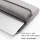 Sacoche Ordinateur Portable Cuir PU Bleu Ciel Double Couche 15/15.6 Pouces Résistante à l'Eau et aux Chocs - www.yonis-shop.com