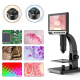 Microscope Électronique Numérique 7 Pouces 2000X Pour Observation Cellulaire Microbienne Avec Écran HD et Lumières LED - www....