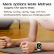 Montre Connectée Écran 2.01 Pouces Bluetooth Appel Surveillance Santé Bracelet Acier - www.yonis-shop.com