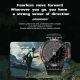 Montre Connectée Étanche IP68 Avec Lampe SOS Bluetooth 5.0 Écran 1.46 Pouces Suivi Cardiaque et Sommeil Notification Appels e...