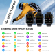 Montre Connectée Écran 2.1 Pouces Appels Bluetooth Analyse ECG Composition Sanguine 50 Modes Sportifs Silicone Noir Gris - ww...