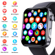 Montre Connectée Écran 2.1 Pouces Appels Bluetooth Analyse ECG Composition Sanguine 50 Modes Sportifs Silicone Noir Gris - ww...