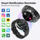Montre Connectée Écran 1.55 Pouces Avec ECG Oxygène Sanguin 150 Modes Sportifs Design Exceptionnel Noir Acier - www.yonis-sho...