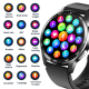 Montre Connectée Écran 1.55 Pouces Avec ECG Oxygène Sanguin 150 Modes Sportifs Design Exceptionnel Noir Acier - www.yonis-sho...