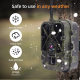 Caméra De Chasse 4K 36MP Vision Nocturne 4G Contrôle À Distance Stockage 256GB Étanche IP66 - www.yonis-shop.com