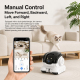 Caméra De Surveillance Pour Chiens Et Chats À Double Objectif Pilotable À Distance Vision Nocturne En Couleur 2MP - www.yonis...