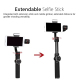 Stabilisateur Smartphone 3-Axes Avec Trépied Et Lumière Intégrée Pour Vidéos Stables - www.yonis-shop.com
