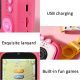 Appareil Photo Numérique Pour Enfants 48MP Écran IPS 2.4 Pouces Double Objectif Bleu - www.yonis-shop.com