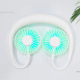 Ventilateur Tour De Cou À LED Pour Extérieur Silencieux 3 Vitesses Rechargeable Par USB Autonomie 2 À 6 Heures - www.yonis-sh...