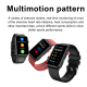 Bracelet Connecté ECG Température Fréquence Cardiaque Tension Artérielle Bluetooth Étanche Écran Tactile Notifications Multis...