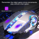 Souris Gamer Sans Fil Silencieuse Rechargeable 3 Modes 1600DPI 2.4GHz 6 Boutons - www.yonis-shop.com