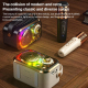 Enceinte Bluetooth Sans Fil Avec Microphone Portable Et Effets Lumineux RGB - www.yonis-shop.com
