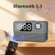 Enceinte Bluetooth LED Radio Réveil Avec Chargeur Sans Fil 15W Et Appels Mains Libres - www.yonis-shop.com