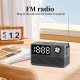 Enceinte Bluetooth LED Radio Réveil Avec Chargeur Sans Fil 15W Et Appels Mains Libres - www.yonis-shop.com
