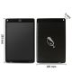 Tablette Graphique Enfant Dessin Bloc Note Numérique LCD 12 pouces 4.5 mm Épaisseur Pile Vert - www.yonis-shop.com