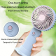 Mini Ventilateur Portable Rechargeable USB Avec Support Téléphone 3 Vitesses Silencieux 500 mAh - www.yonis-shop.com