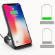 Chargeur Sans Fil Qi Charge Rapide Universel Smartphone Recharge Induction Argent - www.yonis-shop.com