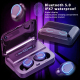 Ecouteurs Bluetooth Sans Fil Avec Réduction De Bruit Intelligente Affichage LED Et Boîte De Chargement - www.yonis-shop.com